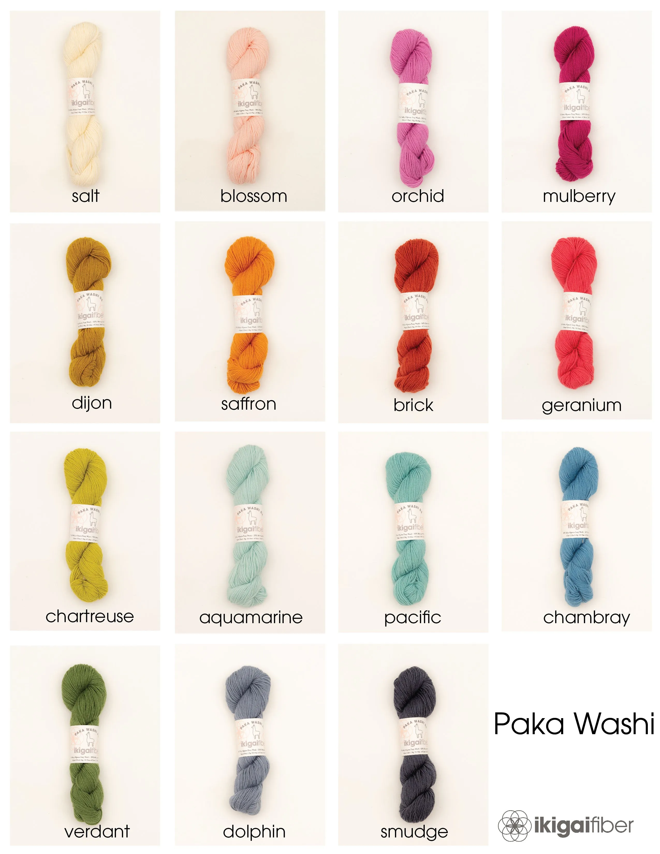Yarn - Paka Washi (50 g skeins)