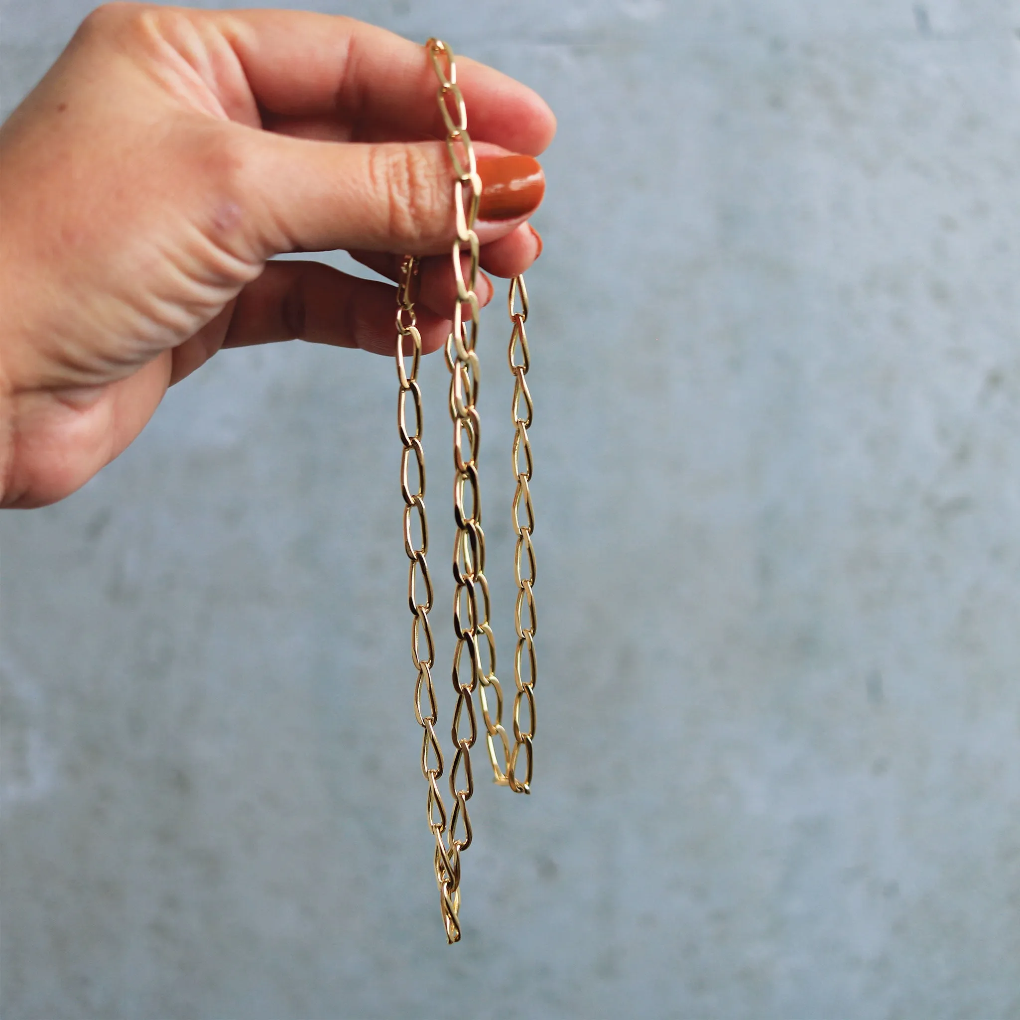 Yellow Gold Twisted Cable Link Chain