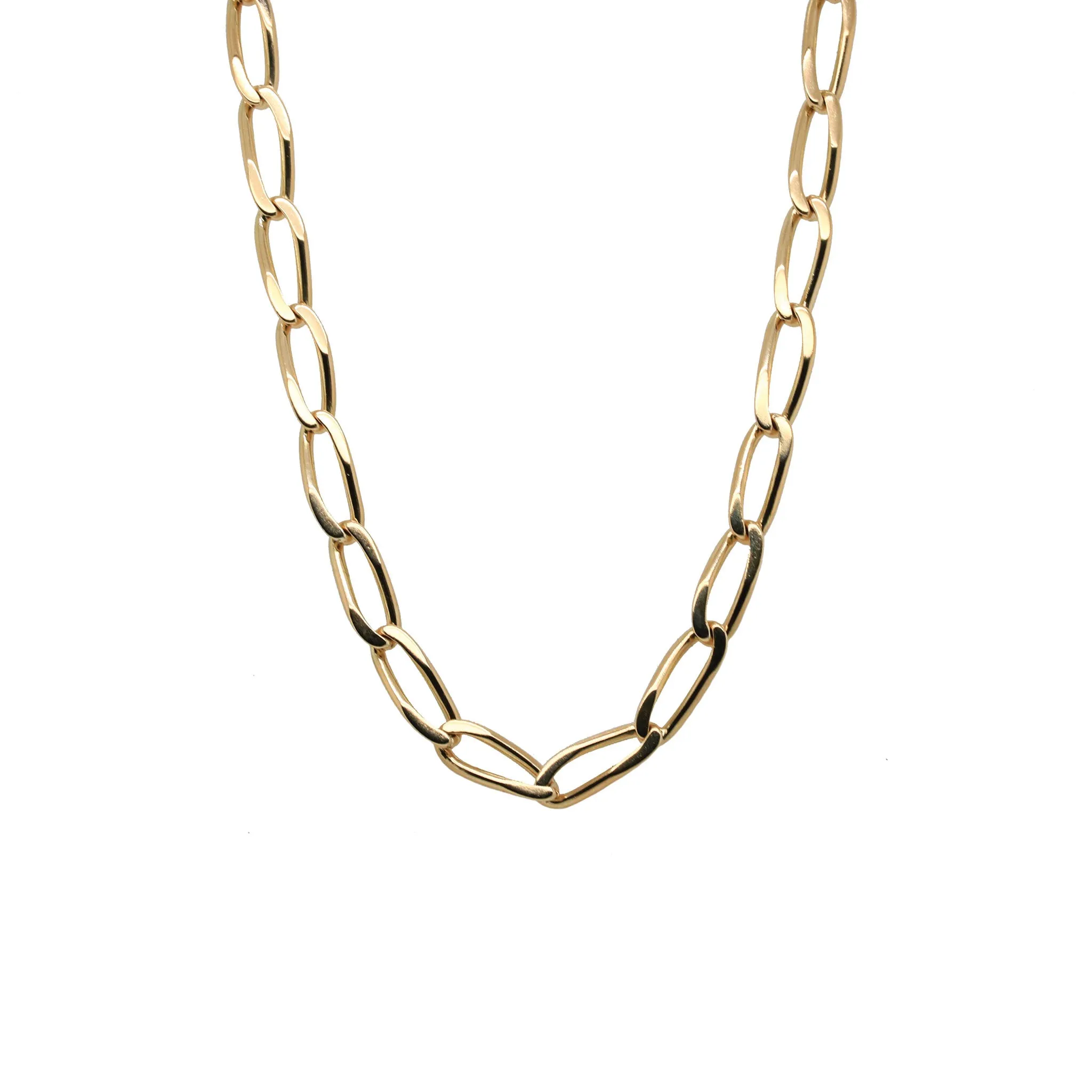 Yellow Gold Twisted Cable Link Chain
