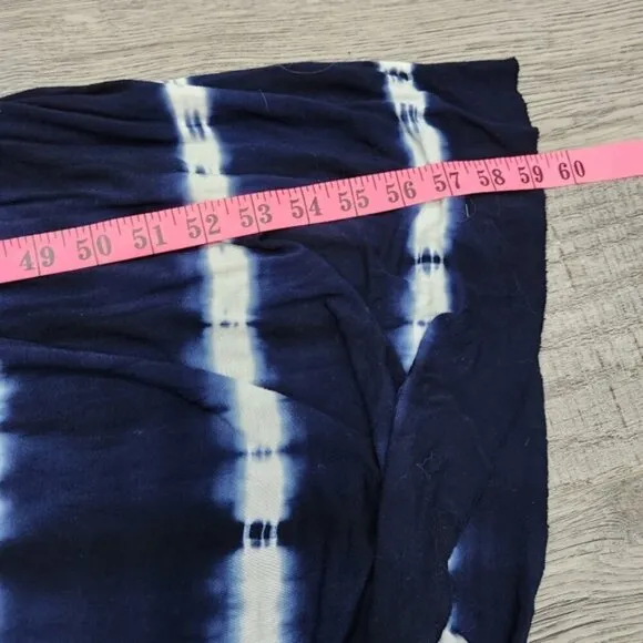 Young Fabulous &amp; Broke Cobalt Blue Tie Dye Slouchy Tank Maxi Dress Size XS