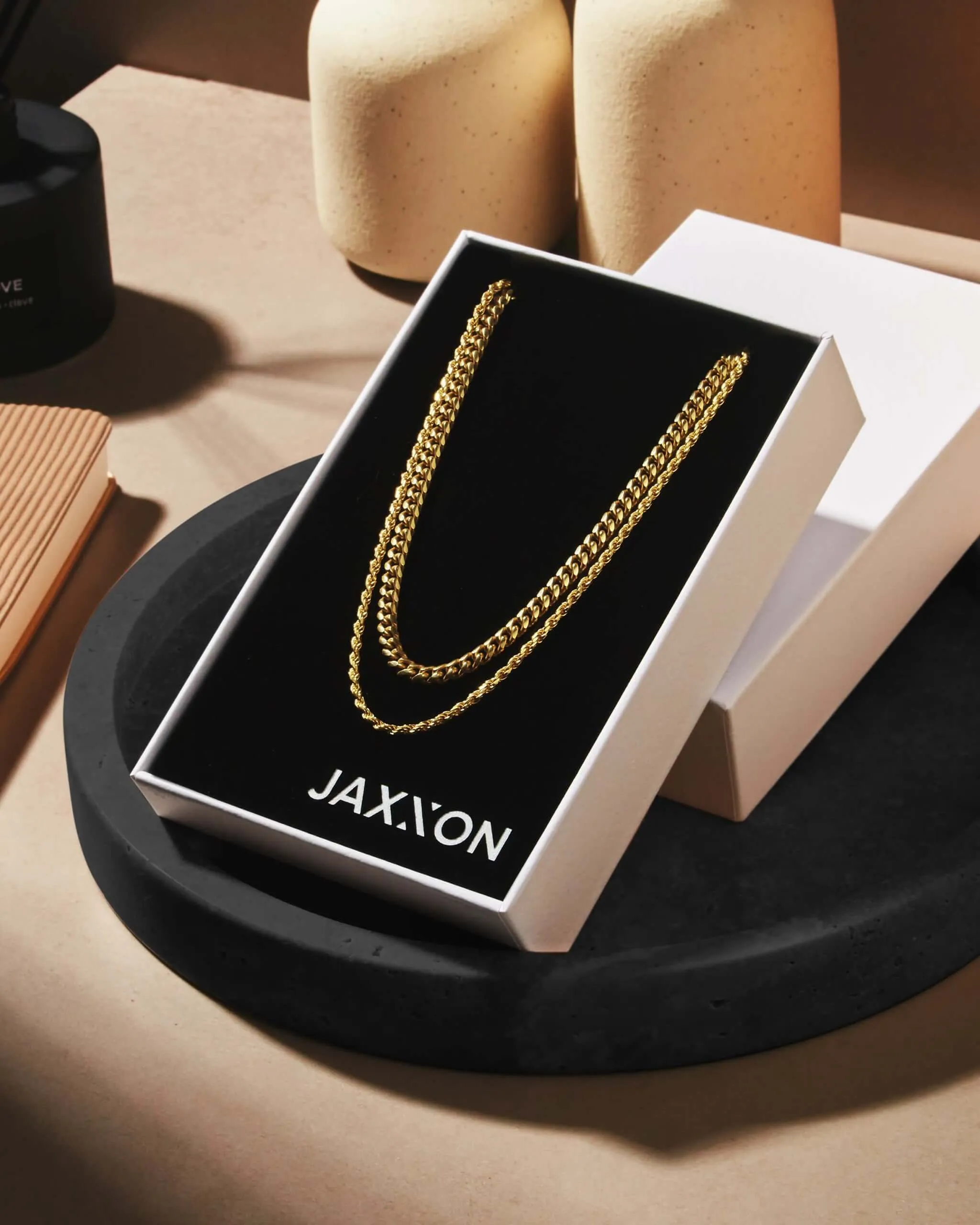 Youth Cuban   Rope Chain Stack