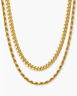 Youth Cuban   Rope Chain Stack