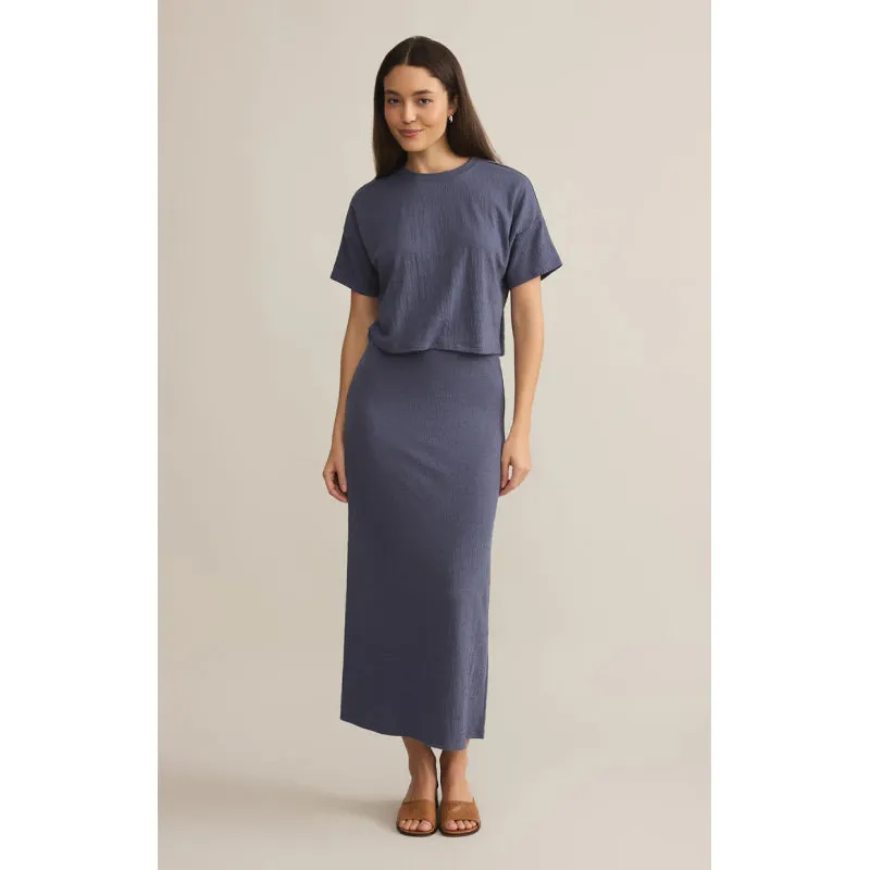 Z Supply Delavine Textured Midi Skirt