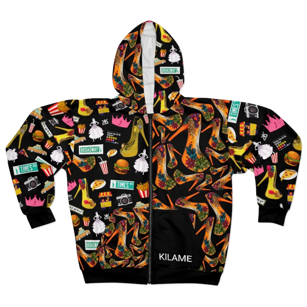 Zip Hoodie Street 'Time Square'