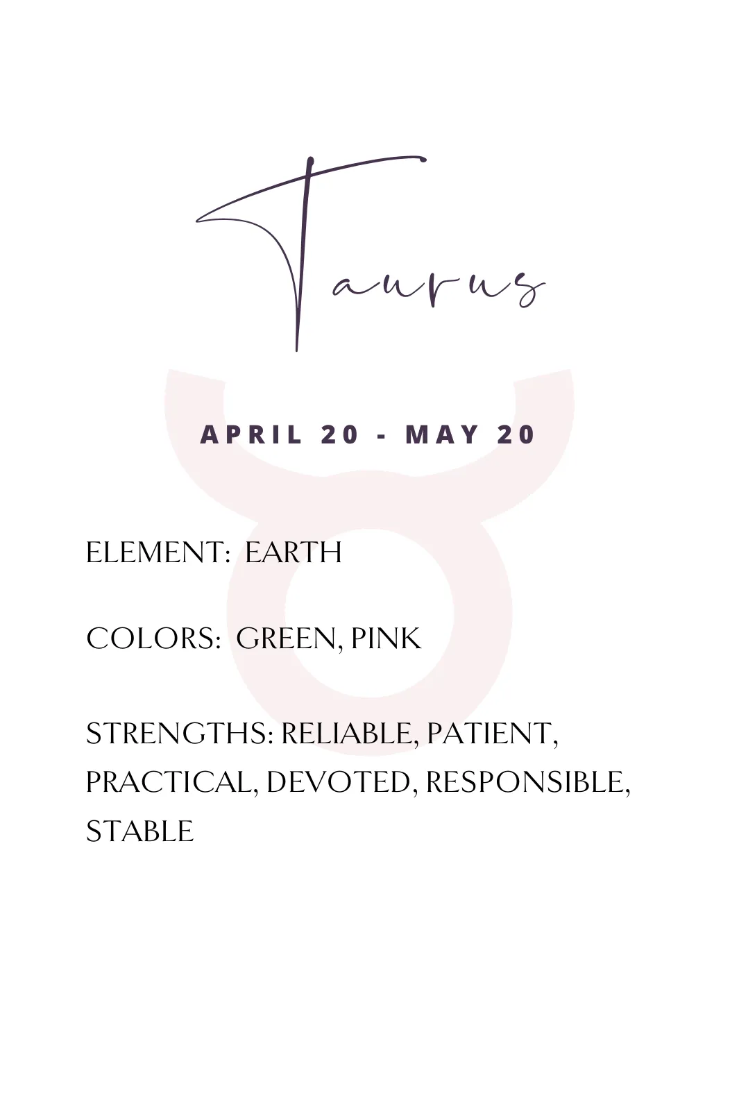 Zodiac Layered Necklace, Taurus